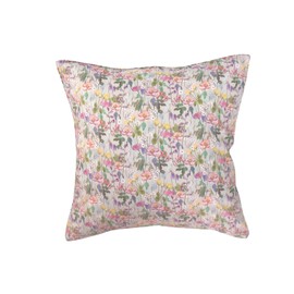 DDintex Floret LONDON Cushion Cover Fairy Tail Forest Pink 45x45cm [With Liberty Print]