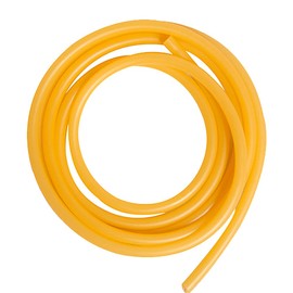 QuQuyi Natural Latex Rubber Tubing 1/12"(2mm）ID x 5/32"(4mm) OD, Tube Air Line Highly Elastic and Strong Speargun Band Slingshot Catapult Tube Rubber Hose Plain Color, 10ft Length