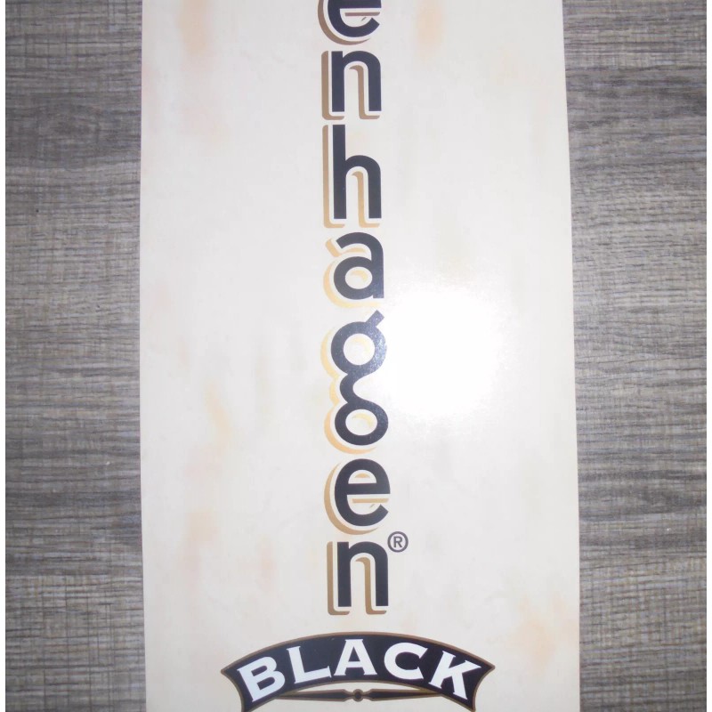 COPENHAGEN BLACKDOUBLE SIDED CARDBOARD STOCK SIGN 16.25 X 6"
