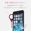 エレコム スマートフォン用ストラップ フィンガーストラップ レッド