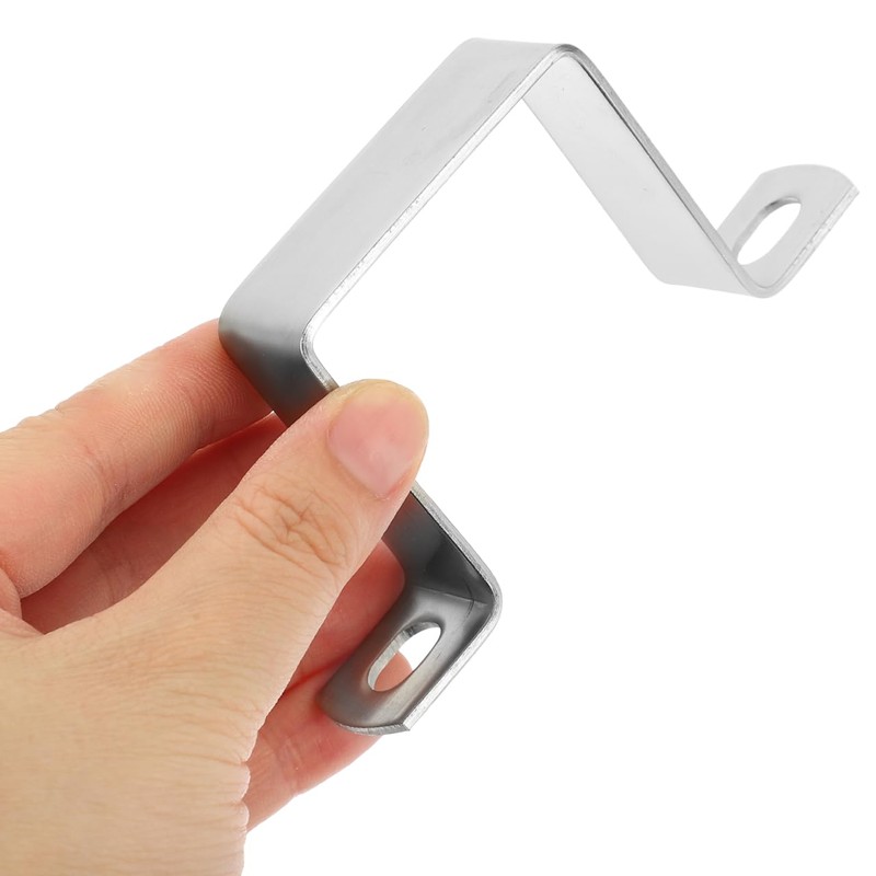 OSALADI 4PCS Square Tube Rest Clamps, 2X2" Stainless Steel Square