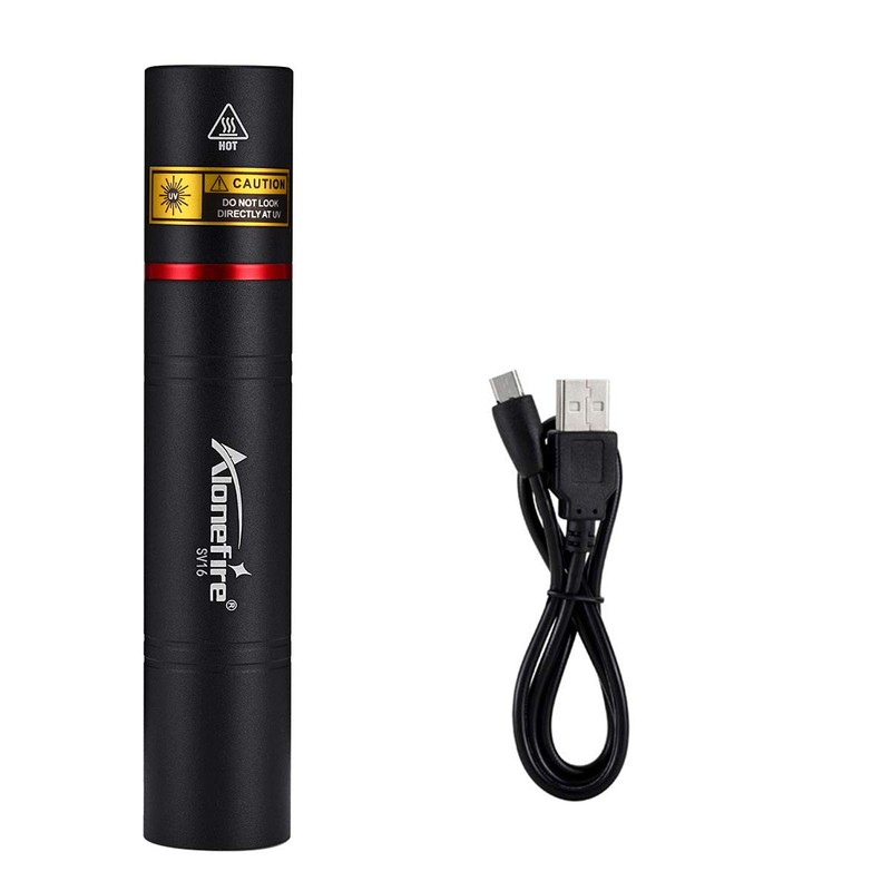 Alonefire SV16 5W Small UV Flashlight 365nm USB Rechargeable Portable