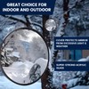Convex Mirror Outdoor with Adjustable Fixing Bracket,Truck Rearview Mirror, Driveway