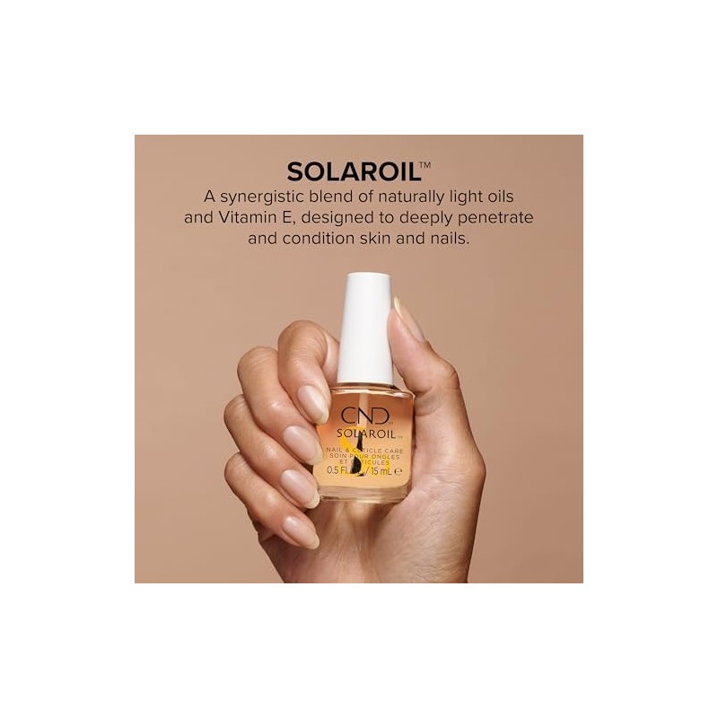 CND SolarOil cuidado de uñas y cutículas, 0.25 Fl. Oz