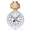 Measureman 2" Water Pressure Test Gauge, 3/4" Female Hose Thread,