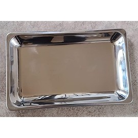 Stainless Steel Instrument Tray 10" x 6" x 3" x 4" Organizer Holder