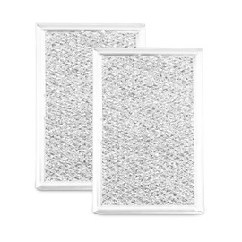 Microwave Grease Filter Replacement Fit for GE JVM6175YK5FS JVM6175SK5SS JVM6175DK5BB JVM6175DK5WW, 2pcs