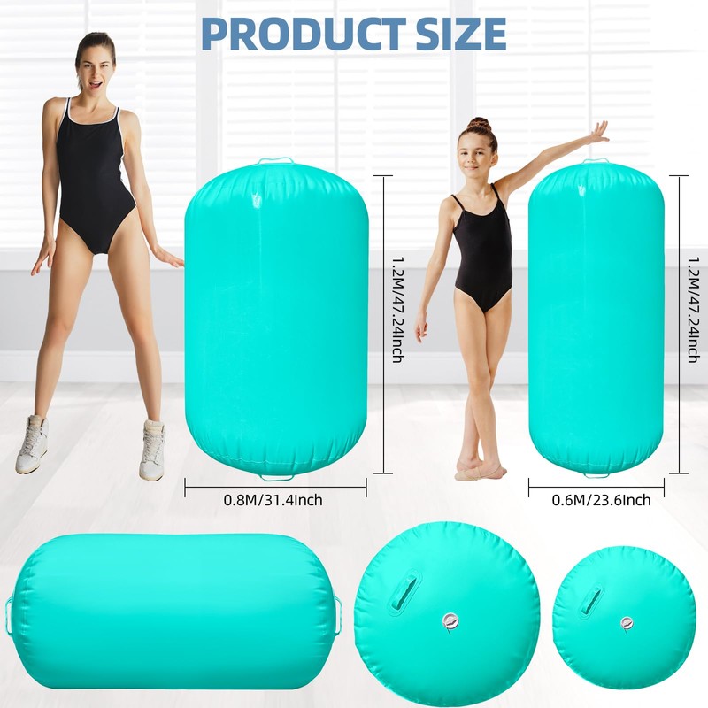 Air Roller Gymnastics Barrel Back Handspring Trainer Air Barrel Gymnastics