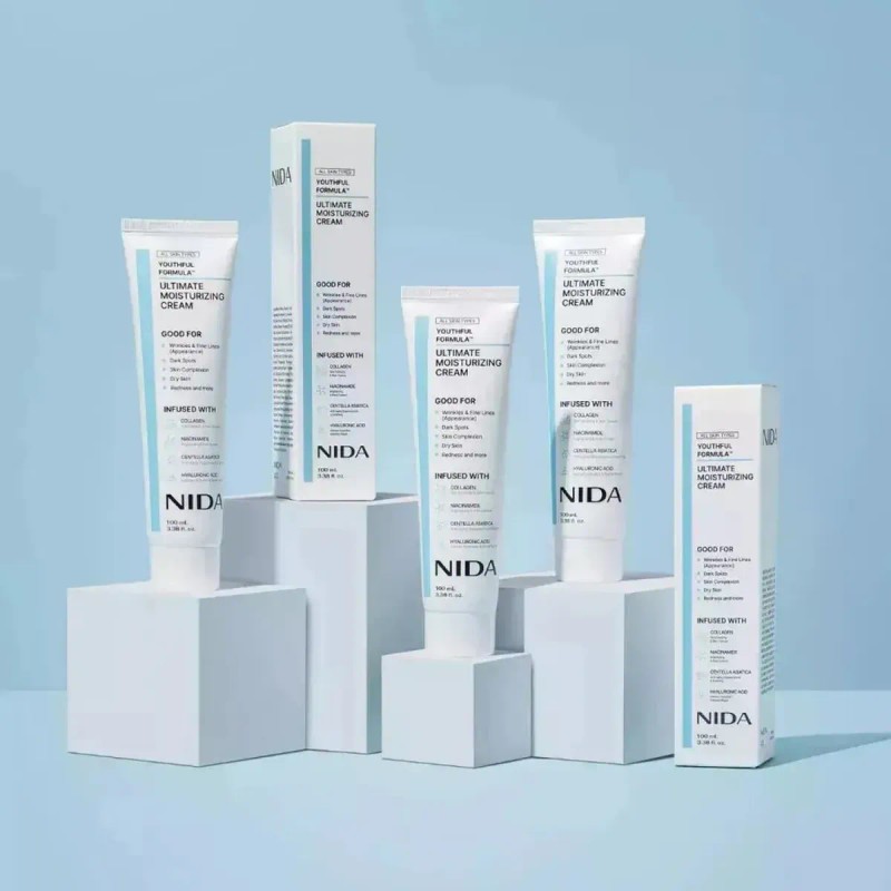 Pack 2 Crema Juvenil Hidratante Original Nida Coreana