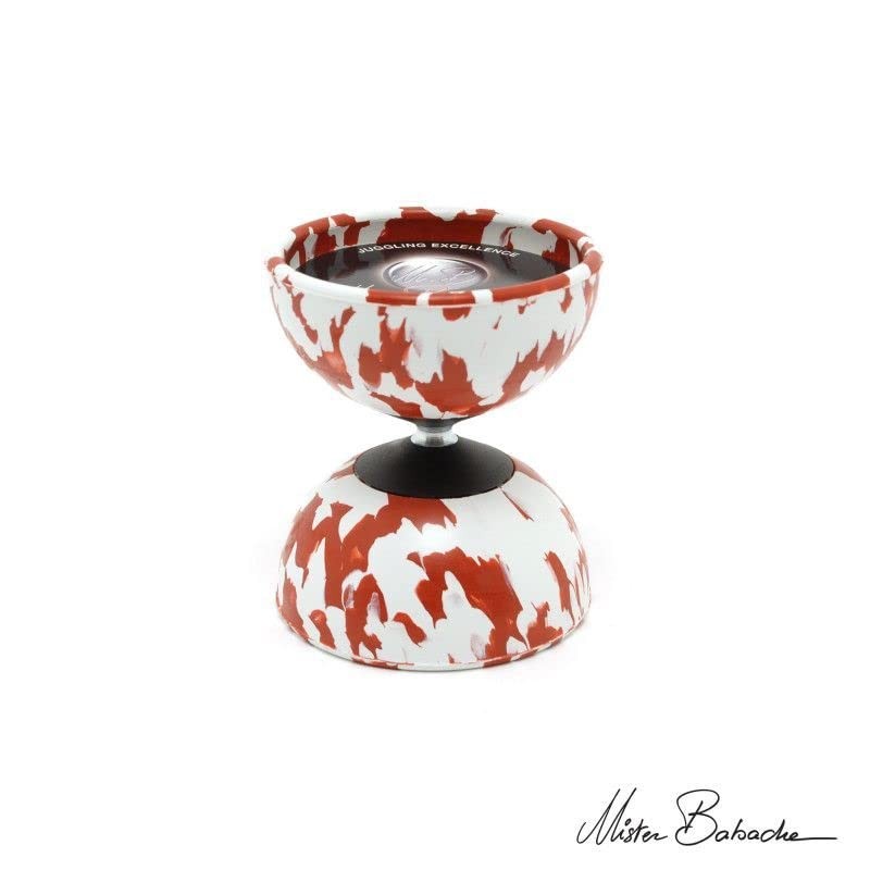 Mister Babache 3376 Diabolo Medium Harlequin, White/Pink, No Size