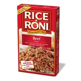 Rice A Roni, Beef Flavored Rice, 6.8oz (Pack of 6)