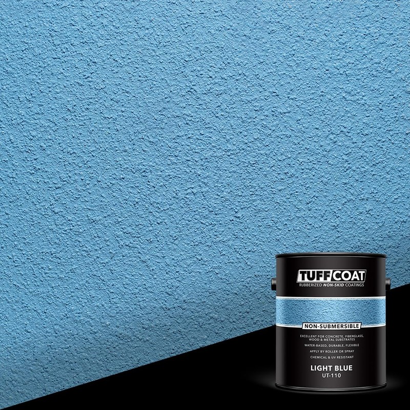 Tuff Coat UT-110 Light Blue - 1 Gallon: Medium Texture,