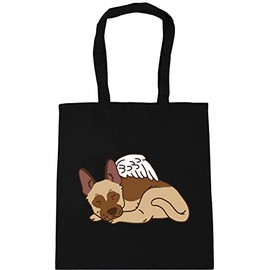 Hippowarehouse Angel german shepherd - dog Tote Shopping Gym Beach Bag 42cm x38cm, 10 litres