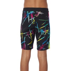 O'NEILL Boy's Hyperfreak Fire Coral Boardshorts (Big Kids) Black 30 (Big Kids)