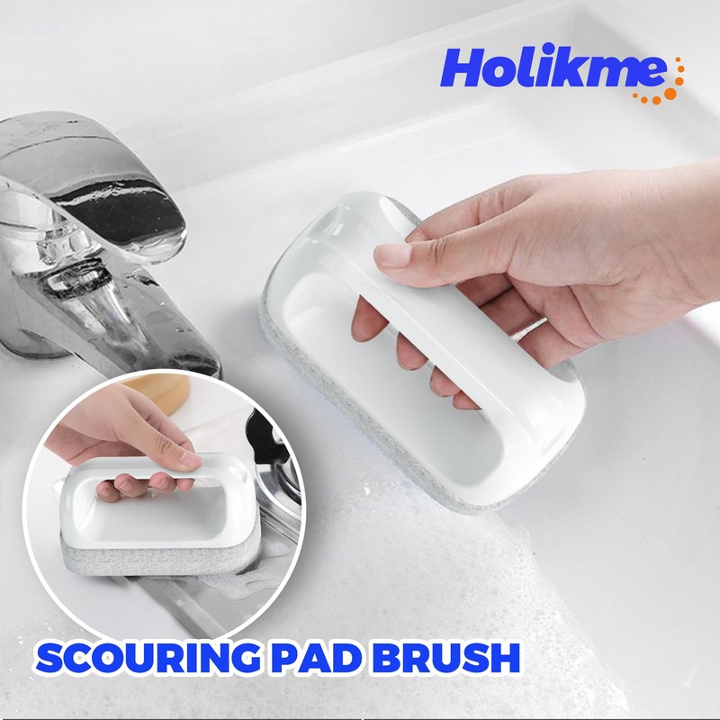 Holikme Cleaning Brush Set, Scouring Pad for Cleaning, Groove Gap