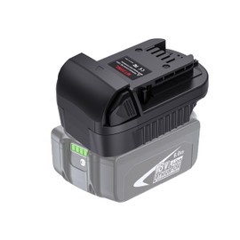 Simple Plus+ MT20ML Battery Adapter Convert Makita Bl1860 18V Li-ion Battery to Milwaukee M18 18V Battery, 100% Compatible with Original Tools