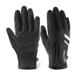 Winter Cycling Gloves - Biking Gloves for Cold Weather - Winter Bike Gloves - Warm & Thermal Cycling Gloves - Touch Screen Gloves - Windproof Cold Weather Bike Gloves - Winter MTB, Dirt Bike Gloves