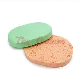 The Ondam Disposable Beauty Cleansing Sponge Sea Sponge Smooth Pearl 5ea