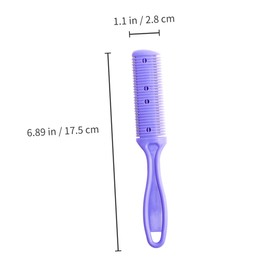 NOLITOY Hair Teasing Comb Brush for Men Comb for Cutting Hair Mens for Comb Blades Mens Razors for Shaving Comb for Men Scissors Men Razors Tease Stainless Steel Man Men's Purple