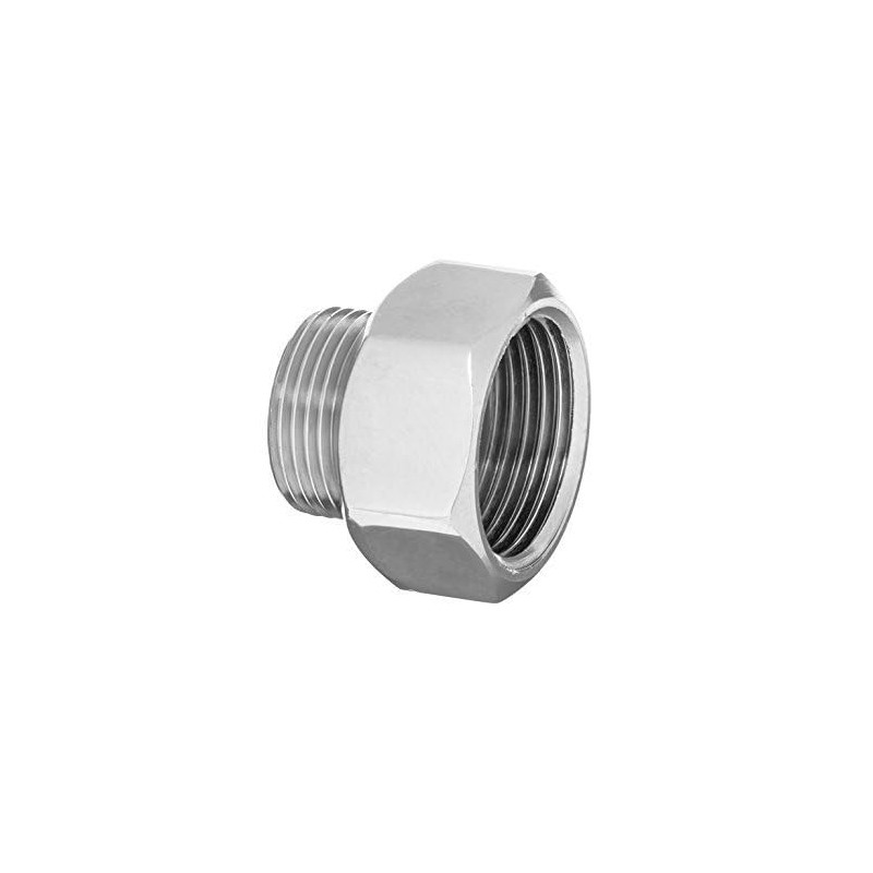 Pipe Connection Reduction Fittings Chrome Female x Male 1/2" x