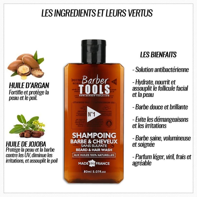 ✮ BARBER TOOLS ✮ Cosmetic Beard Set - 30 ml