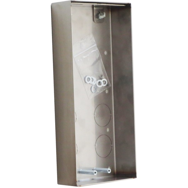 Wantec MONOLITH C Aufputzkasten 100x220x37mm stainless steel - suitable for