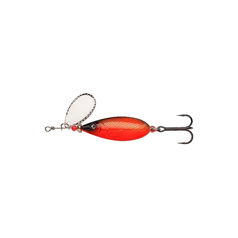 Abu Garcia Droppen Maxi Spinners Fishing Bait (85 mm, Red