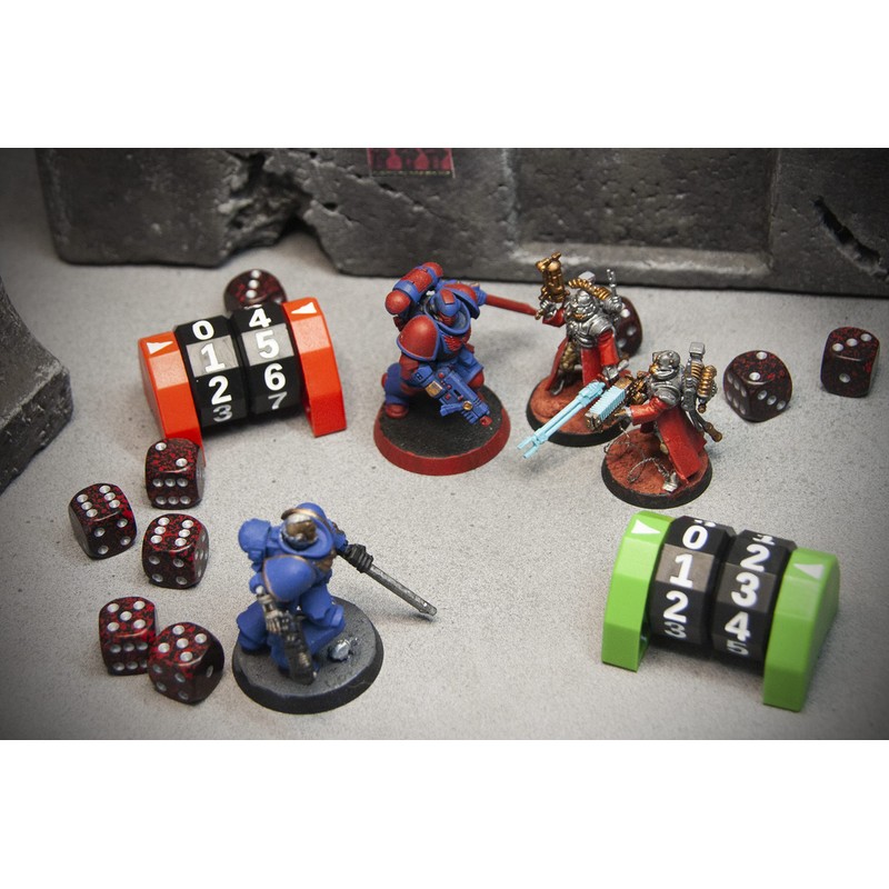 Life Counter / Wound Counter - Number dial - Two