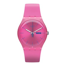 Swatch Women's Quartz Plastic Pink Dial Watch