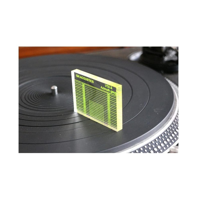 CYTGOUPER 2.6 x 1.9 x 0.3in Turntable Cartridge Alignment Tool,