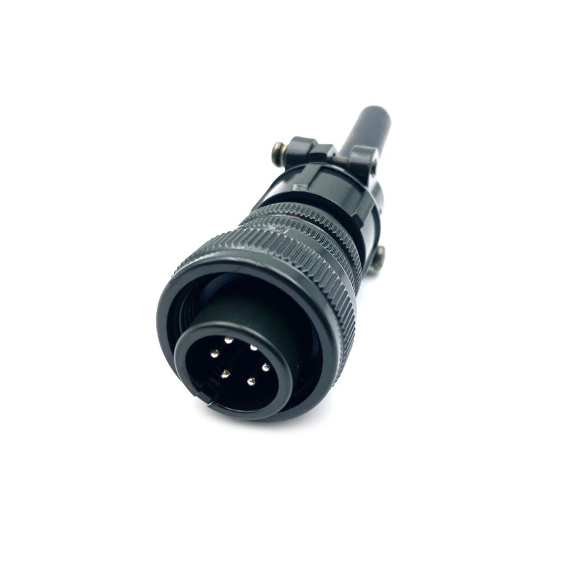 MS3106A14S-6P Industrial Circular Connector, MIL-DTL-5015 Series Threaded Connector 6 Pin