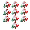 30Pcs Christmas Tree Felt Wall Hanging Door Murals Kids Gifts