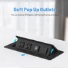 Pop Up Power Strip with USB C Ports, Recessed Power