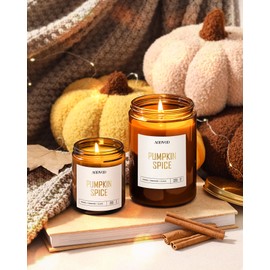 AOOVOO Pumpkin Spice Candles - 22 oz Scented Candles, Aromatherapy Candle, Soy Candle for Home Scented