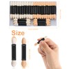 MORGLES Double Head Eyeshadow Applicators 50pcs Disposable Eyeshadow Brush with