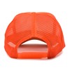 DALIX Blank Hat Summer Mesh Cap in Orange Trucker Hat