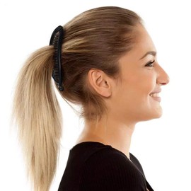 Pack of 8 Banana Hair Clips Kit, Portable Clincher Combs, Large Vintage Banana Clips Comb Tool, Double Combs Clip Claws Set Includes 4 Styles, Total 8 Pieces (Assorted Colour)