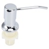 Sink Soap Dispenser Kit with Silicone Tube Stainless Steel Electroplating