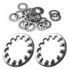 FOMGIIN Pack of 100 M3 Tooth Washers Lock Washers 304