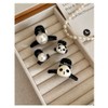 Metmejiao Cute Panda Hair Clip Princess Hair Clip Back Half