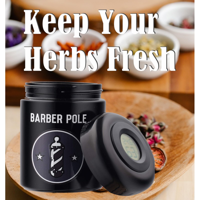 Airtight Smell proof Herb Protection 250ml Uv Light Protected jar