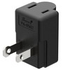 Right Angle Adapter, Plugrand 2-Prong 90 Degree Downward Angled AC