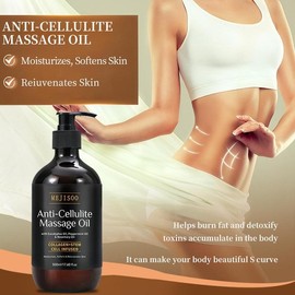 MEJISOO Anti-Cellulite Massage Oil - Firming & Smoothing Body Treatment with Collagen
