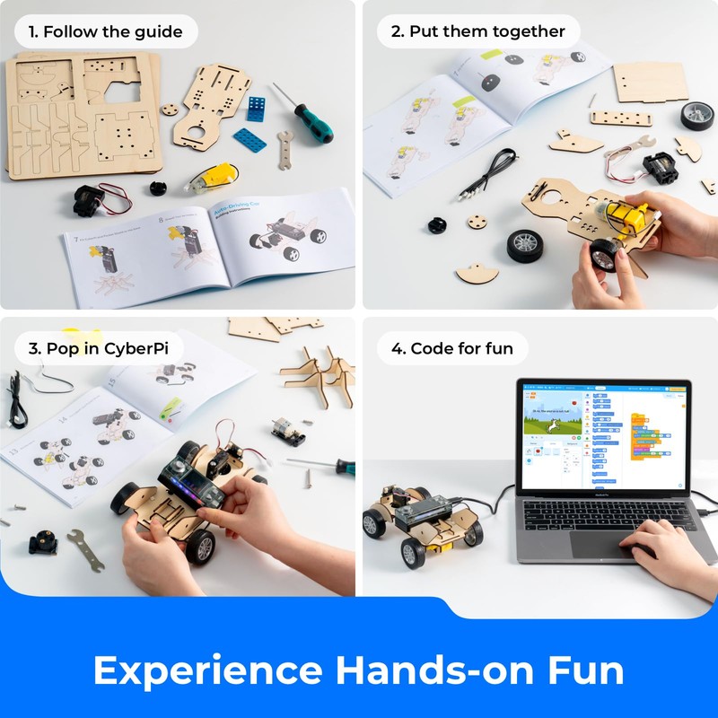 Makeblock Cyberpi Project-Based Coding Kit, Coding for Kids Support Scratch