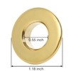 LQS Basin and Sink Trim Overflow Cover for Kitchen, Bathroom