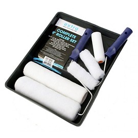Harris 5000253999507 Extra Complete Paint Roller Set with Frame Tray and Selection of 5 Sleeves