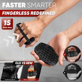 Weight Lifting Grips- Anti Slip New Rubber Gym Grips Gloves for Gym Training and Exercise, Weight Lifting, Dumbbell, Deadlift, Bar Pad Pull Up Grippers Portable & Breathable