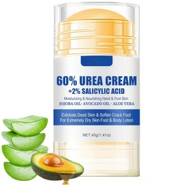 SinceReal 1 PCS Urea Cream 60 Percent for Feet, Cracked Heel Repair Cream, Urea-Foot-Cream for Cracked Heels and Dry Skin