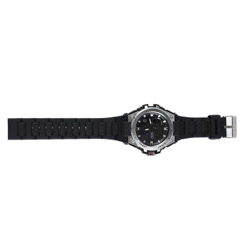 LED Sports Watch Electric Luminous Shook Proof Multi Function Quartz