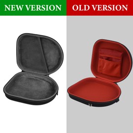 Linkidea Headphones Carrying Case Compatible with B&O Play H6, H8, SONY WH-CH520, MDR-XB950BT Case, Replacement Protective Hard Shell Travel Bag with Cable, Charger Storage (Black)